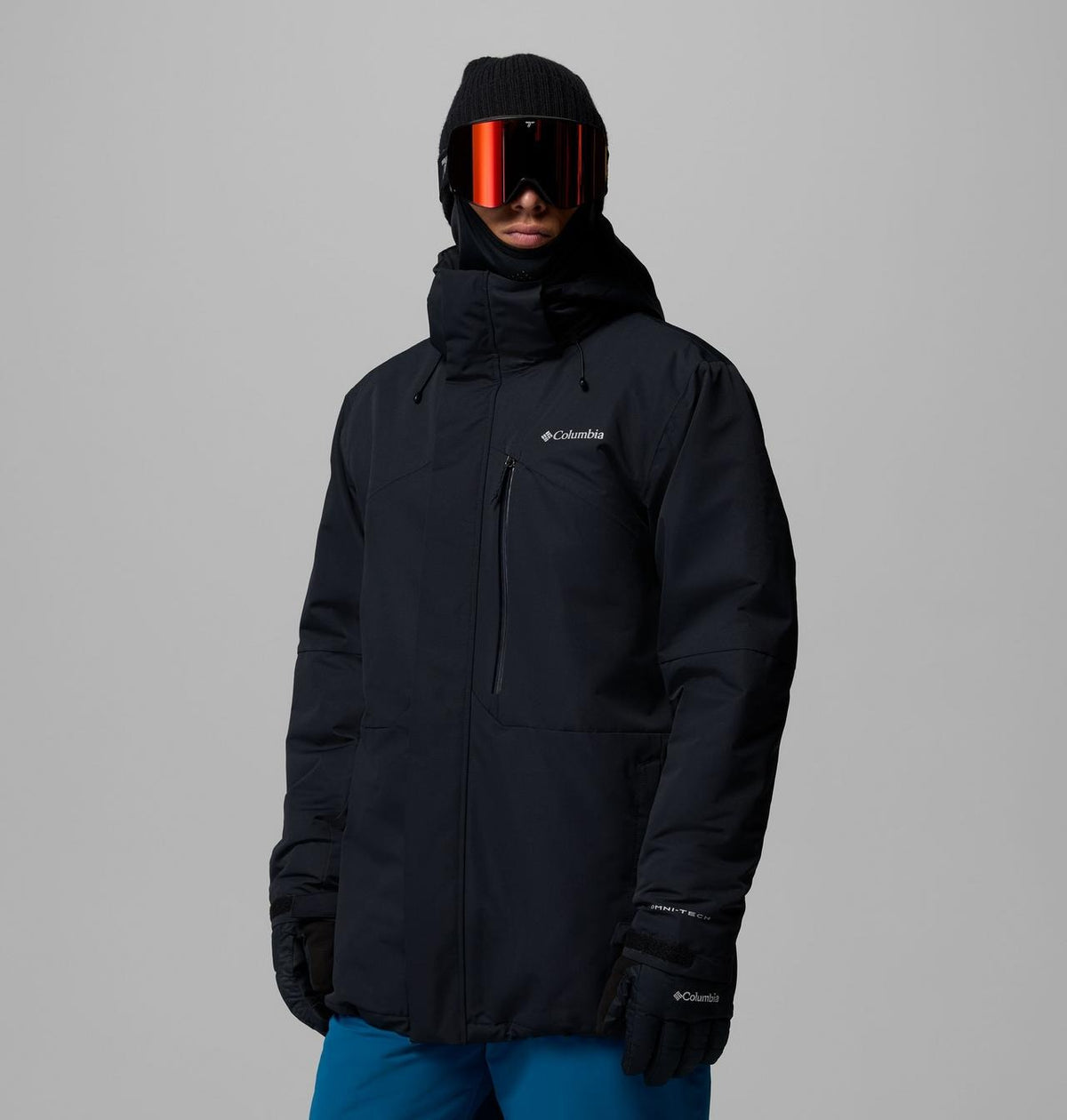 【Columbia】UWM39510 男款 鋁點化纖滑雪外套 黑色
