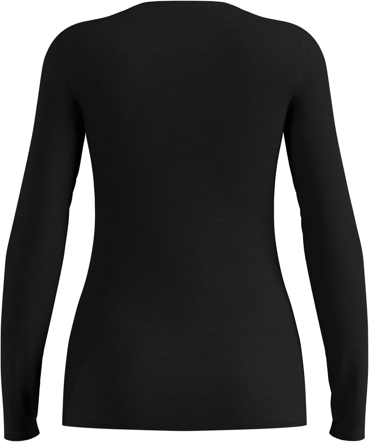 【ODLO】OD112361 女 羊毛圓領上衣 黑
