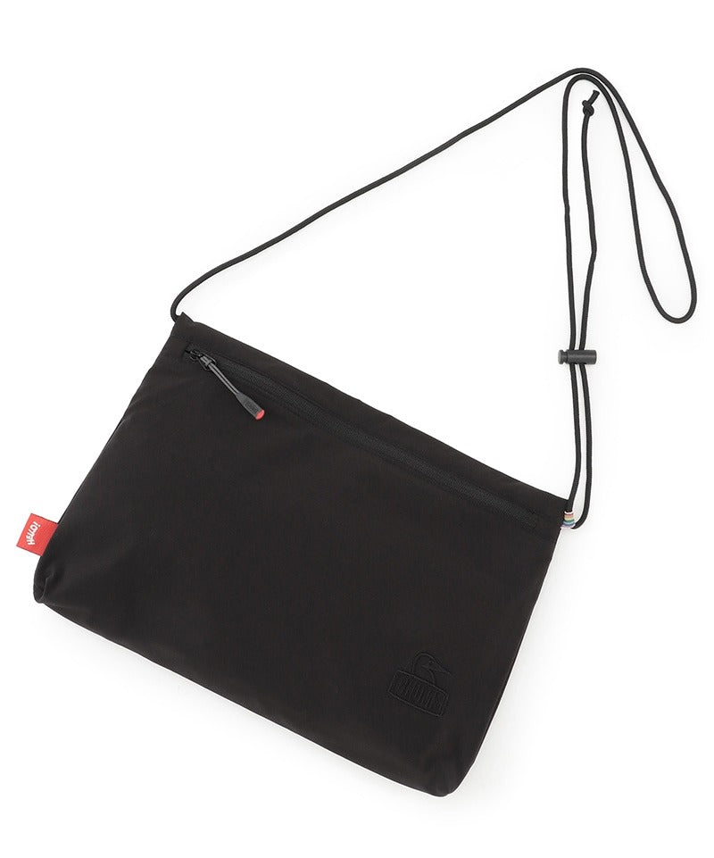 【CHUMS】CH604216 Chumflow Stretch Shoulder Bag肩背包 黑色