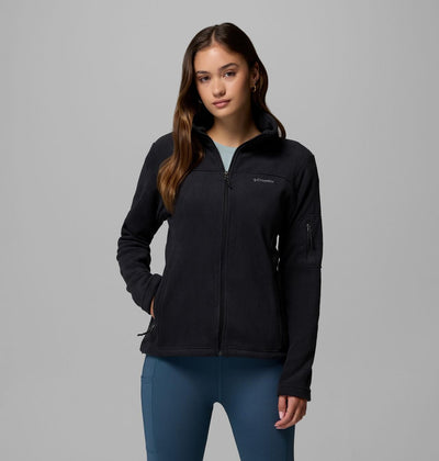 【Columbia】UER60810 女款 刷毛外套 黑
