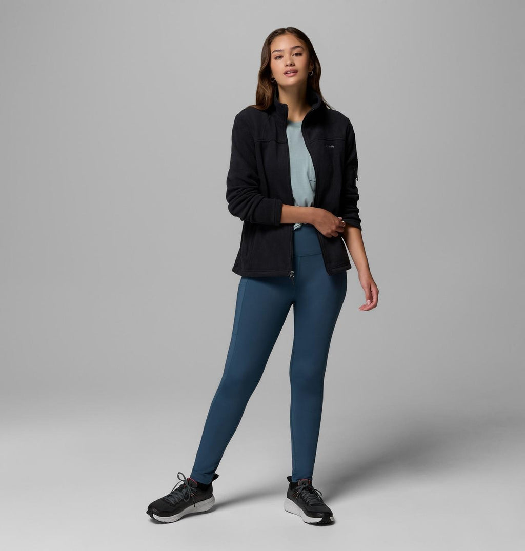 【Columbia】UER60810 女款 刷毛外套 黑
