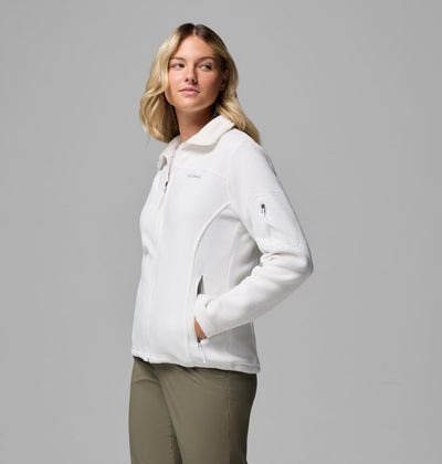 【Columbia】UER60810 女款 刷毛外套 海鹽白