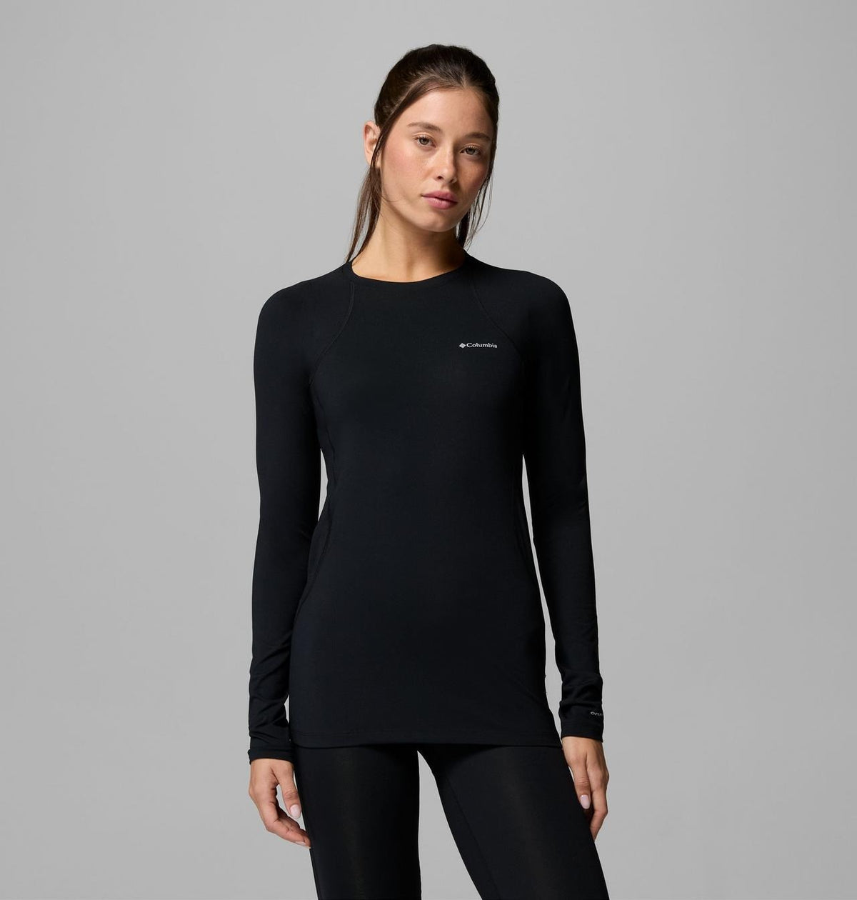【Columbia】UAL67630 女款 保暖快排內著上衣 黑