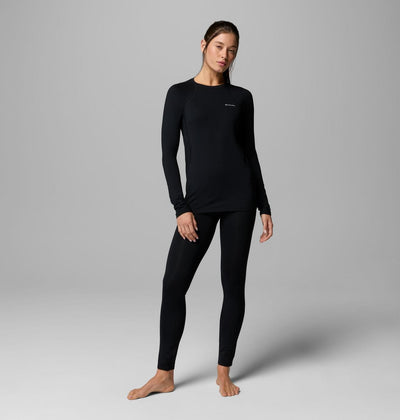 【Columbia】UAL67630 女款 保暖快排內著上衣 黑