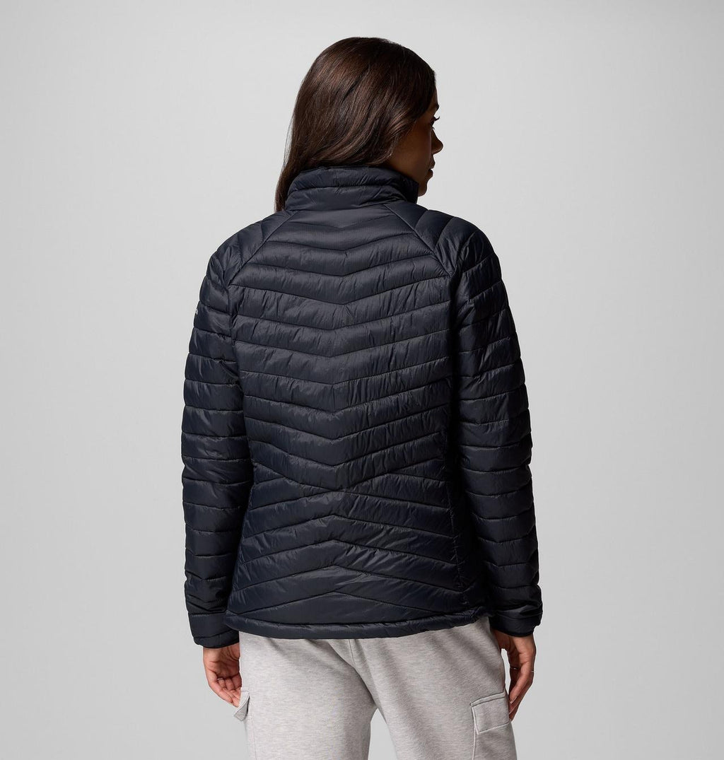 【Columbia】UWK32140 女款 防潑填充立領外套 黑色