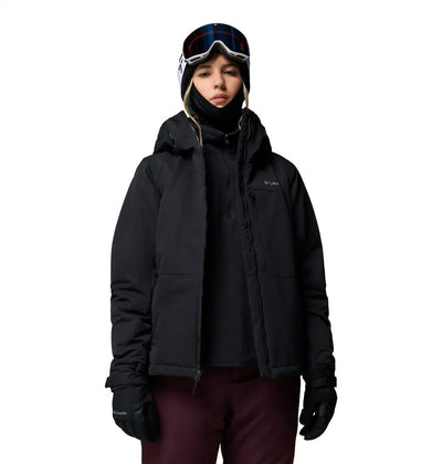 【Columbia】UWL93690 女款 鋁點化纖滑雪外套 黑色