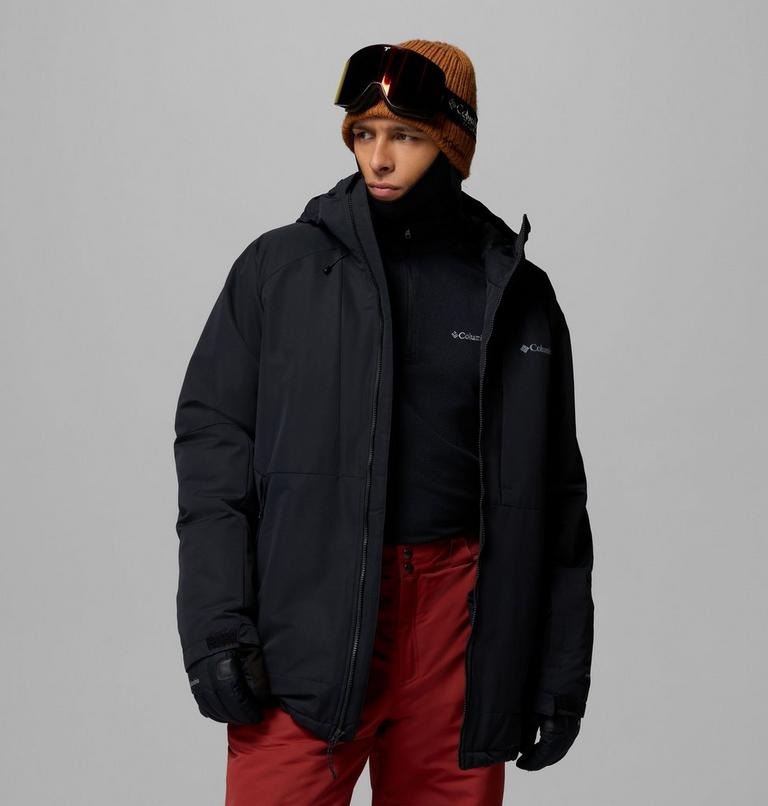 【Columbia】UWM23310 男款 鋁點化纖滑雪外套 黑色