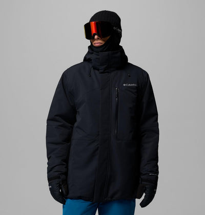 【Columbia】UWM39510 男款 鋁點化纖滑雪外套 黑色