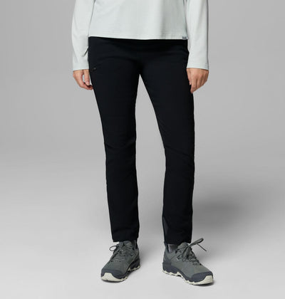 【Columbia】UAR34490 女款 超防潑水極暖軟殼長褲 黑色