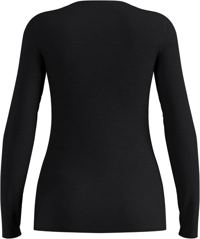 【ODLO】OD112361 女 羊毛圓領上衣 黑