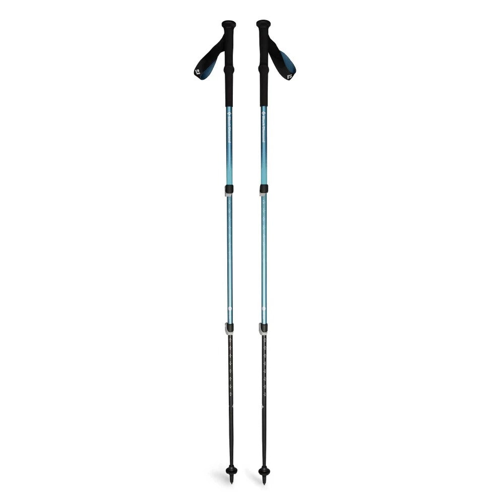【Black Diamond】112552 TRAIL BACK 快扣鋁合金登山杖 溪流藍 (一組兩入)