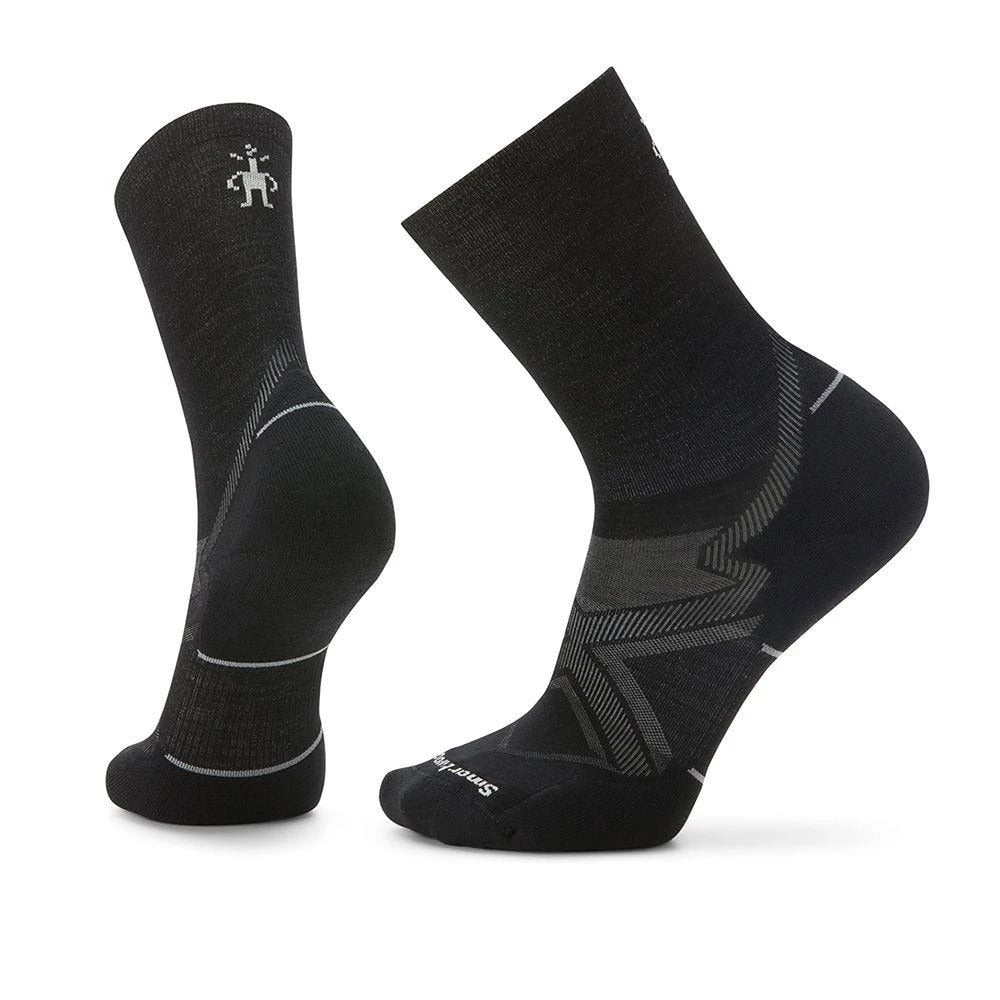 【Smartwool】SW001905 機能跑步局部輕量減震中長襪 黑色