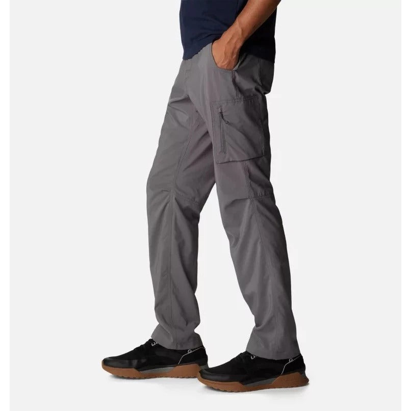 【Columbia】UAJ91840 男款 UPF50超防曬排汗褲/登山褲 灰色
