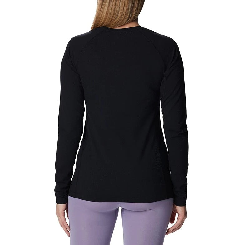 【Columbia】UAL24840 女款 極暖快排內著上衣/金鋁點抗臭排汗衣 黑色