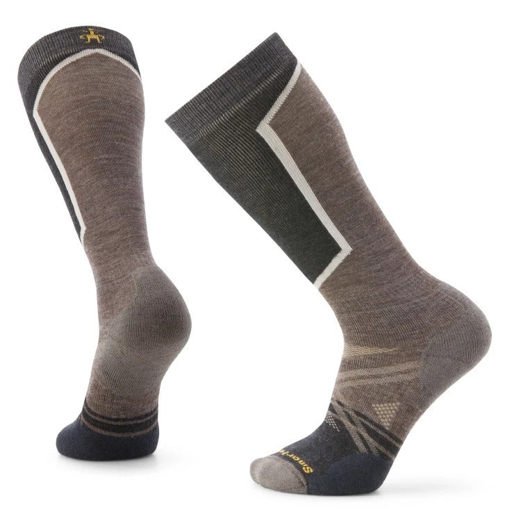 【Smartwool】SW001908 機能Ski中級減震滑雪高筒襪 灰褐
