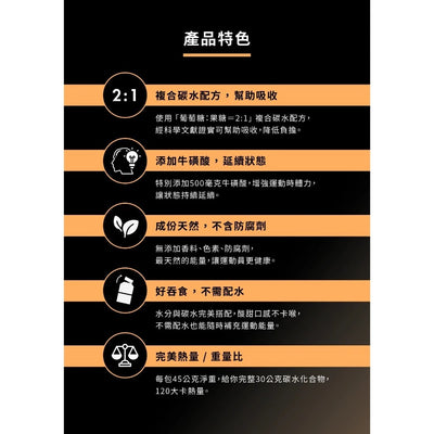 【UP Sports】UP FAST 能量果膠 百香蜜桃風味