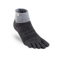 【injinji】NAA3695 中性款 Trail野跑避震吸排五趾短襪 黑色