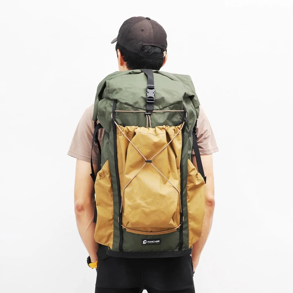 【HANCHOR】MARL X 輕量化登山背包 橄欖綠棕