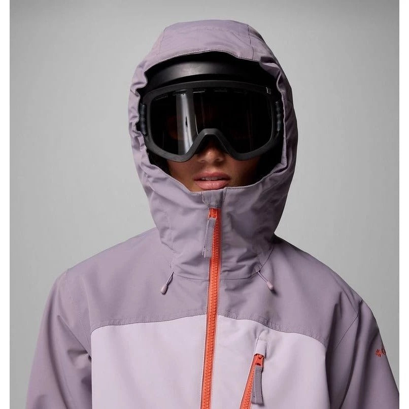 【Columbia】UWR61360 女款 OT防水半開襟式滑雪外套 淡紫色
