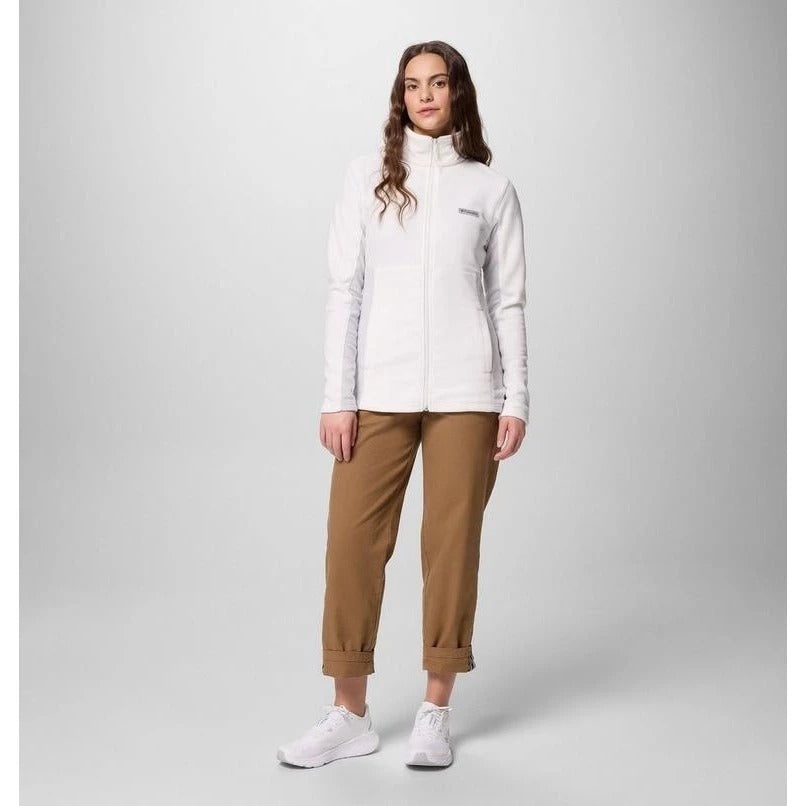 【Columbia】UXP08410 女款 刷毛保暖外套 海鹽白