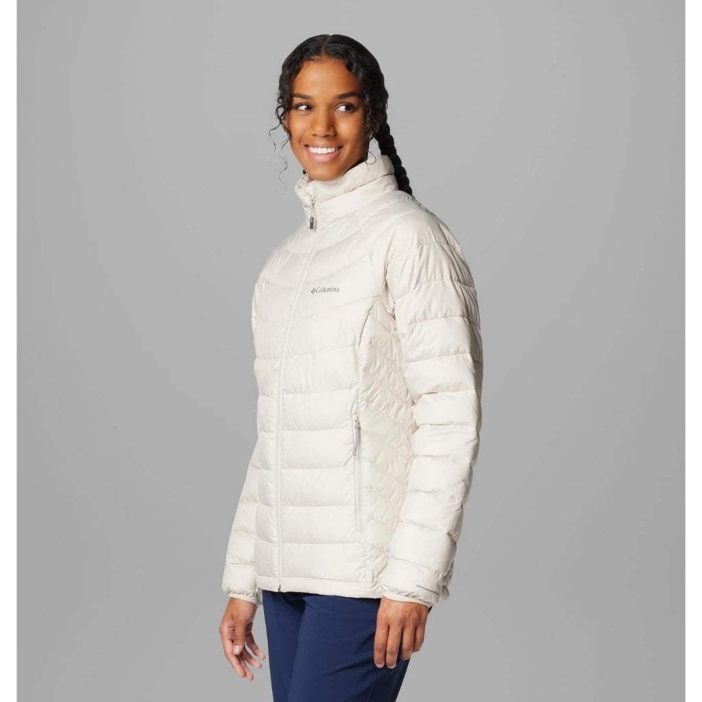 【Columbia】UWR43910 女款 保暖防潑填充外套 淺卡其