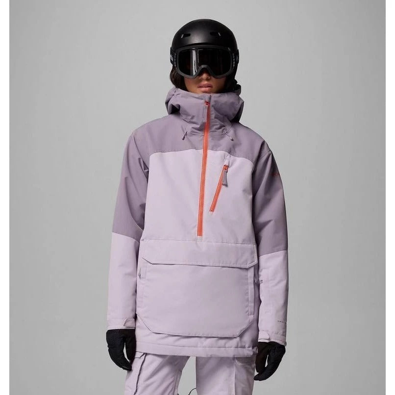 【Columbia】UWR61360 女款 OT防水半開襟式滑雪外套 淡紫色