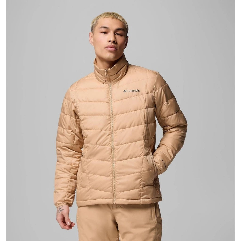 【Columbia】UWE91910 男款 OT防水保暖兩件式外套 卡其色