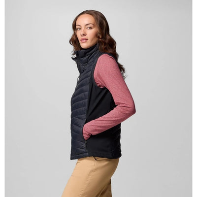【Columbia】UWK76470 女款 防潑填充背心 黑色