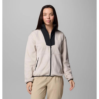 【Columbia】UAR06840 女款 刷毛立領外套 淺卡其