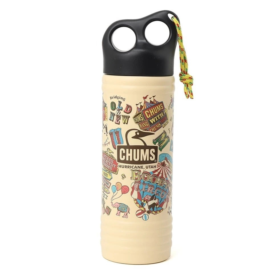 【CHUMS】CH622274 Camper Wave Bottle 500ml保溫瓶 Cireus